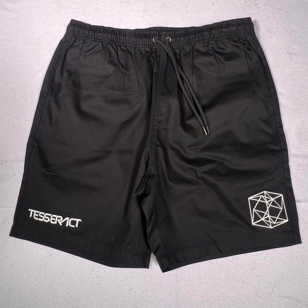 AS Colour Tesseract Graphic Shorts Mens 34 Black Excellent
